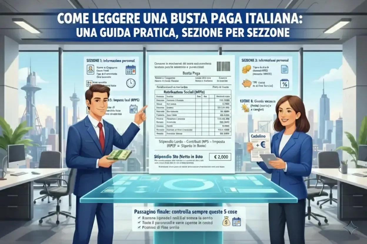 Busta paga italiana Busta paga italiana