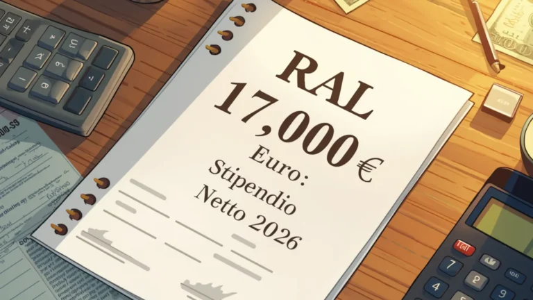RAL 17.000 Euro Stipendio Netto 2026