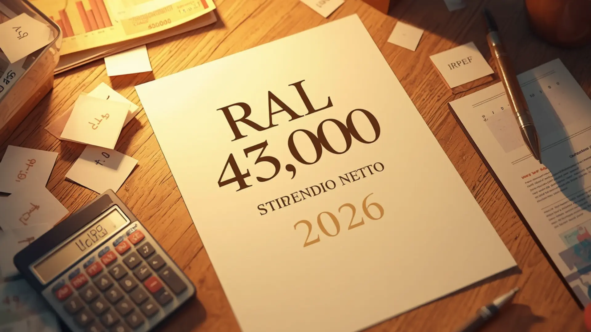 RAL 43.000 Euro Stipendio Netto 2026