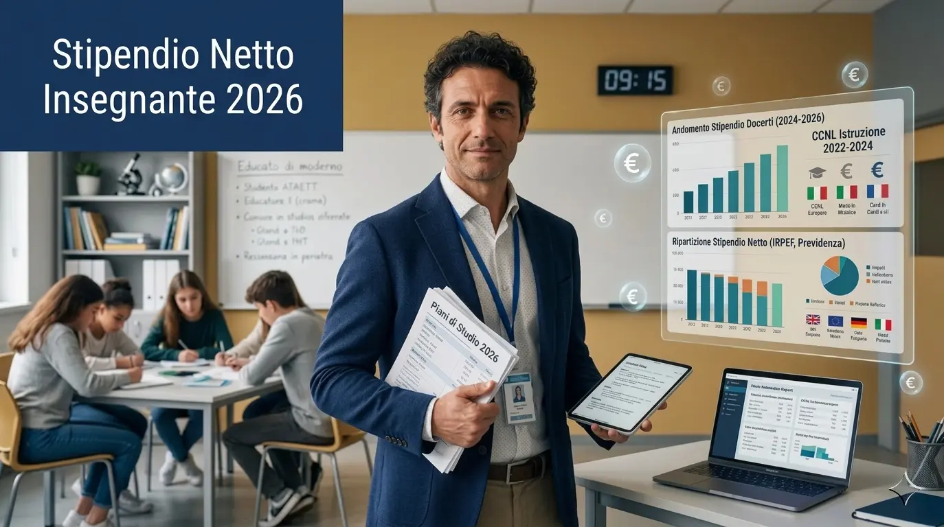 Stipendio Netto Insegnante 2026